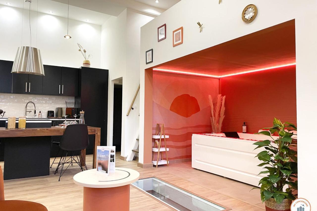 L'Orient-Express - Jacuzzi Spa - Parking - Loft Hawr Zewnętrze zdjęcie